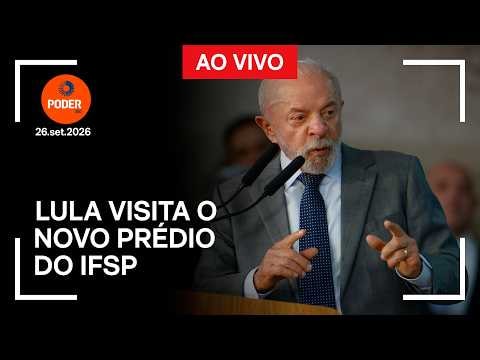 Ao vivo: Lula visita o novo prédio do Instituto Federal de São Paulo