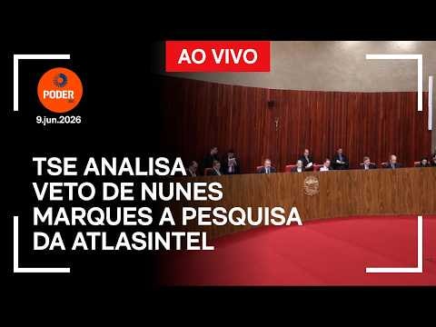 Ao vivo: TSE analisa veto de Nunes Marques a pesquisa da AtlasIntel