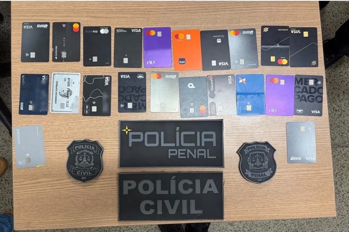 Funcionário da limpeza furtava cartões de policiais penais dentro da Papuda