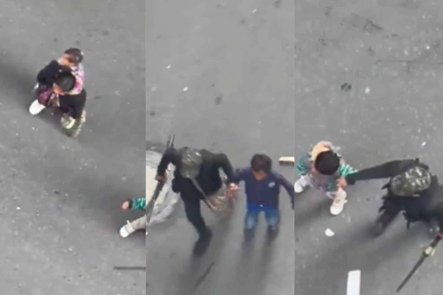 Crianças são usadas como escudo contra agentes em protesto na Colômbia. Vídeo