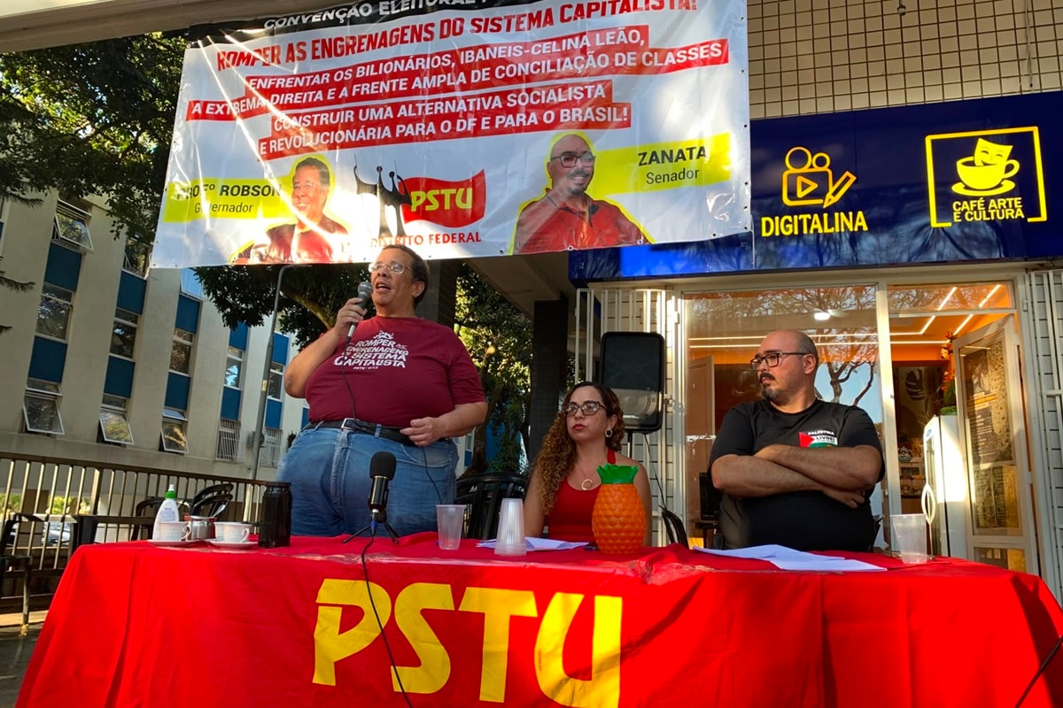 PSTU lança Professor Robson como candidato ao GDF e Zanata ao Senado