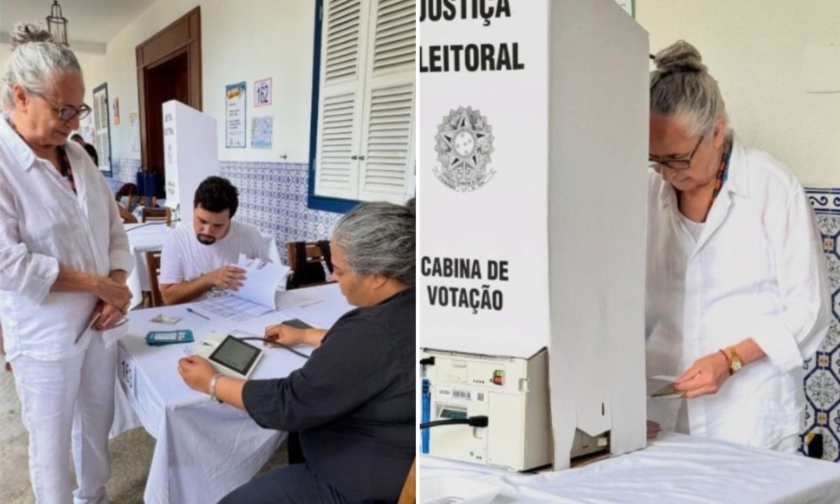 Aos 80 anos, Maria Bethânia vota no Rio de Janeiro: 'Direito de cidadã'
