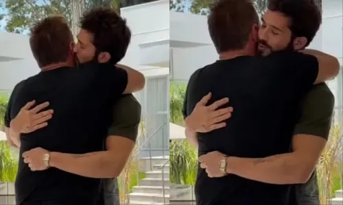 João Guilherme faz surpresa para Leonardo após faltar em aniversário