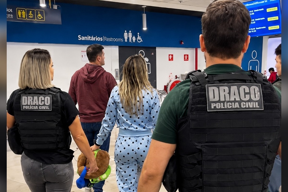 Esposa de braço direito do líder do CV é presa ao voltar da Europa