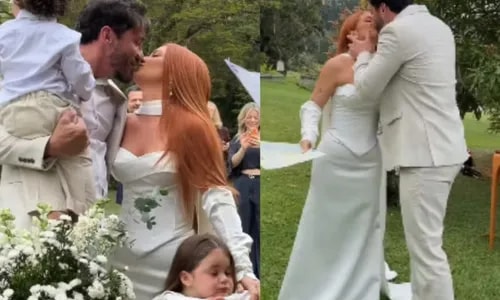 Viih Tube e Eliezer se casam no civil e vestido chama atenção na web