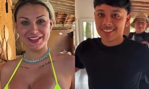 Vini Bruno reage a língua bifurcada de Andressa Urach: 'Uma loucura'