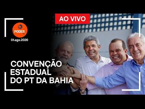 Ao vivo: PT realiza convenção na Bahia com Lula e Jaques Wagner