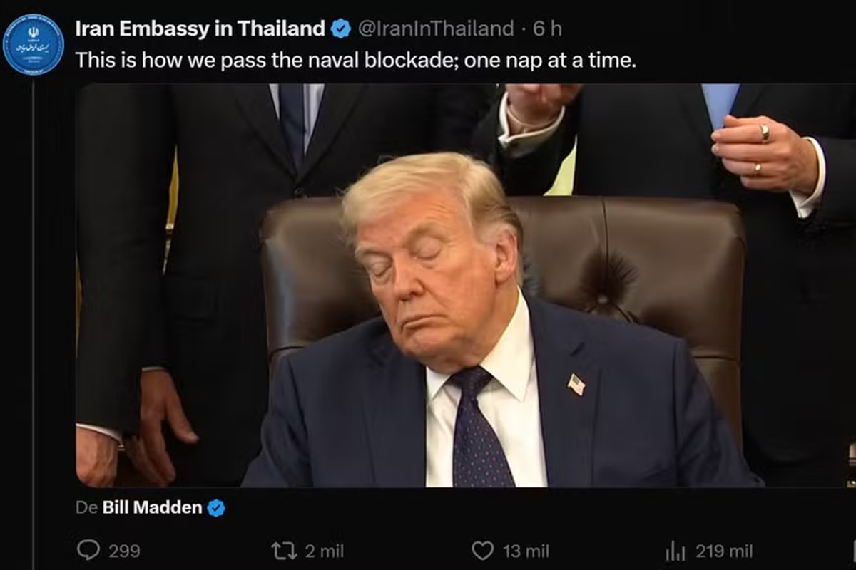 Embaixada do Irã zomba das "sonecas" de Trump em entrevistas