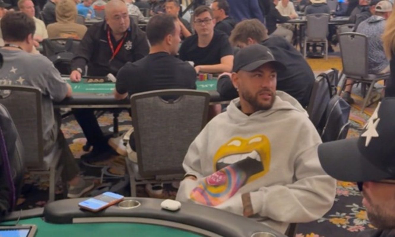 Neymar vai a torneio de poker em Las Vegas após eliminação na Copa
