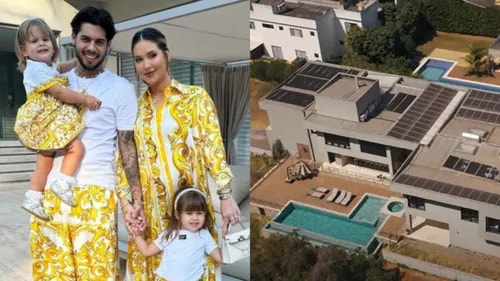 Tour inédito traz imagens da mansão de Virginia e Zé Felipe à venda
