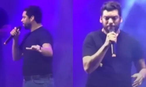 Devinho Novaes se irrita e bate boca com mulher em show: 'Vá pra casa'