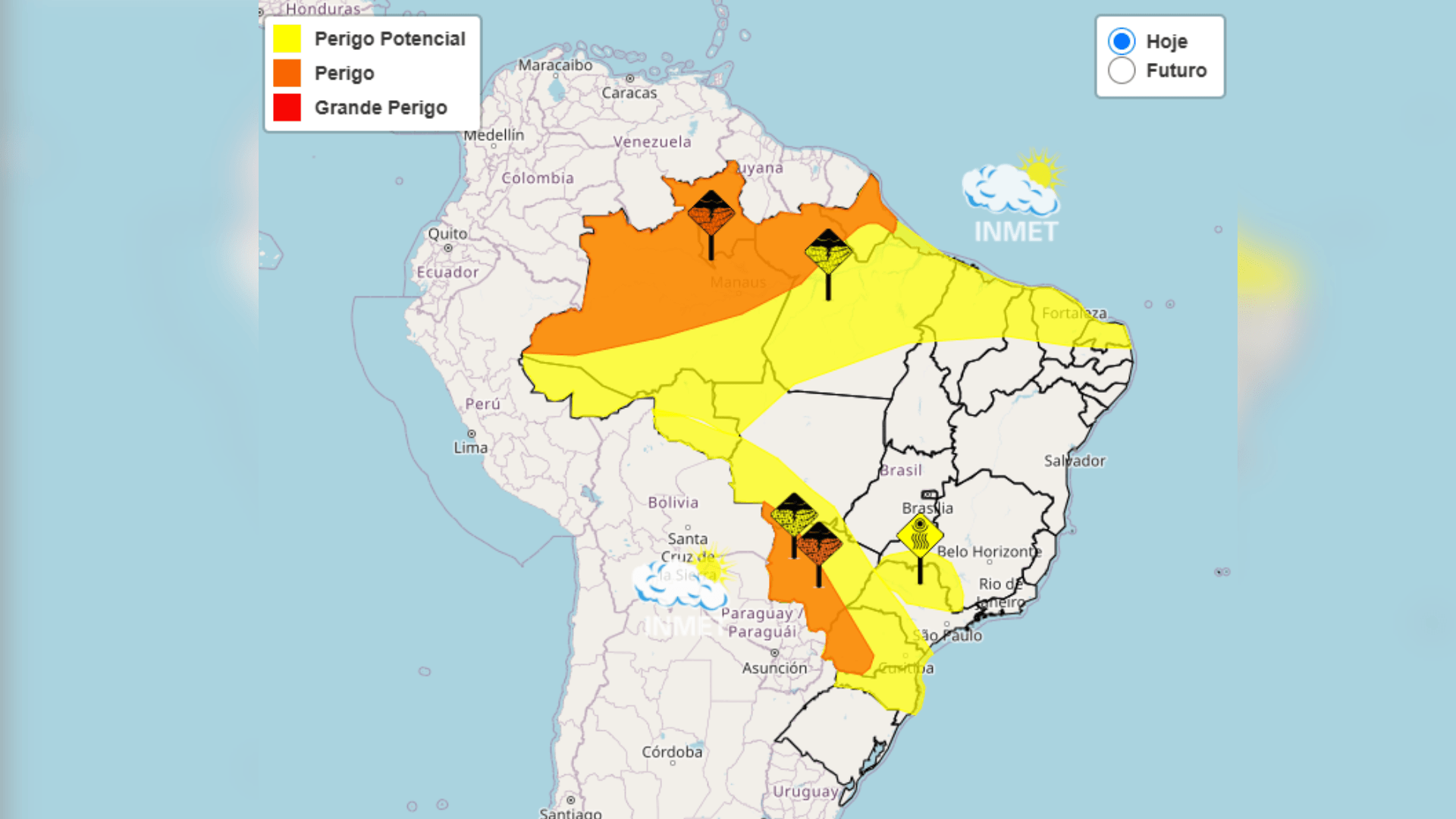 Frente fria avança e vai derrubar temperatura no Sul do Brasil
