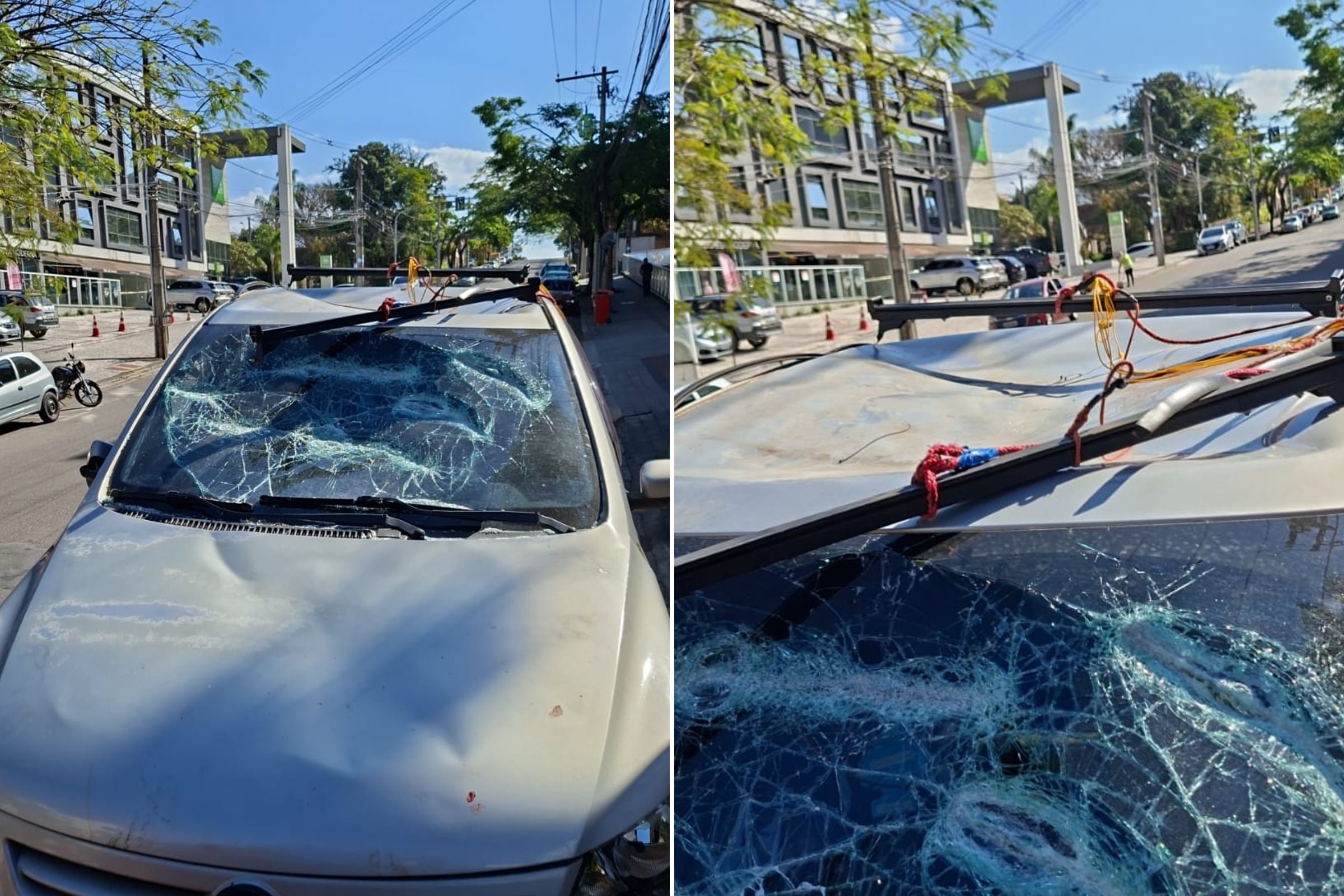 Motorista quebra próprio carro durante fiscalização em Poços de Caldas