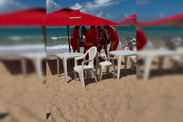 "Consegue comer sozinho": diz irmã sobre brasiliense atingido por onda