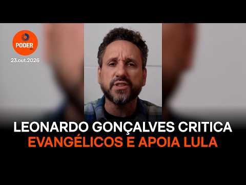Cantor gospel Leonardo Gonçalves lembra covid e declara voto em Lula