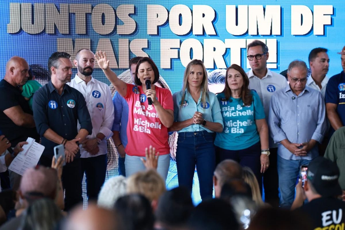 Michelle pede votos para soltar Jair Bolsonaro e presos do 8 de Janeiro