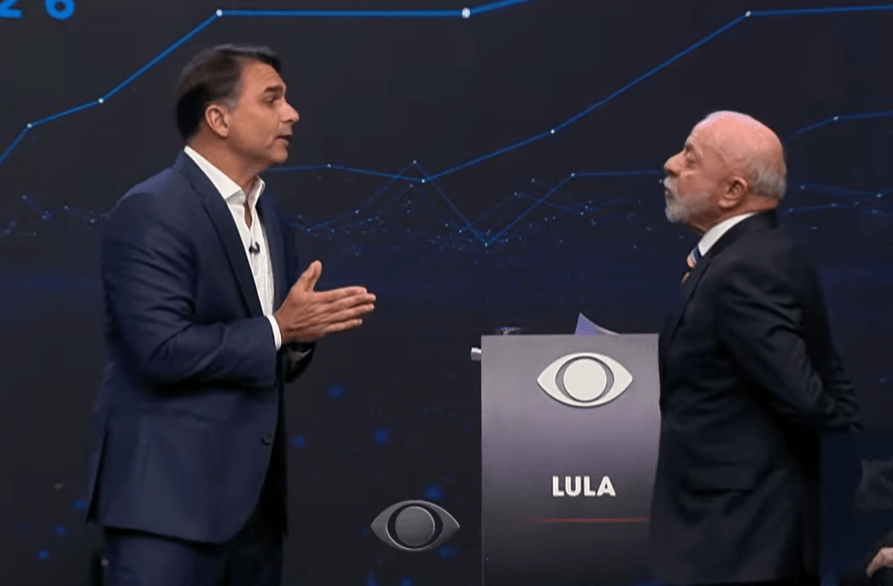 Debate tem gritaria e interrupção nas considerações finais de Lula e Flávio
