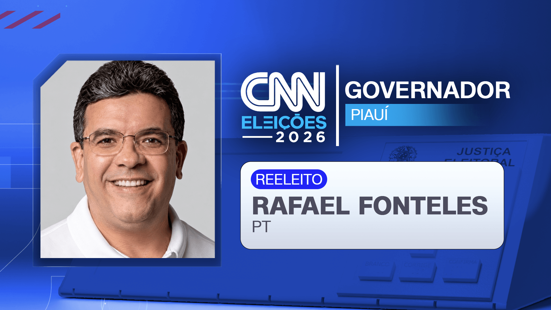 Fonteles é eleito governador com maior percentual; Moro tem menor margem