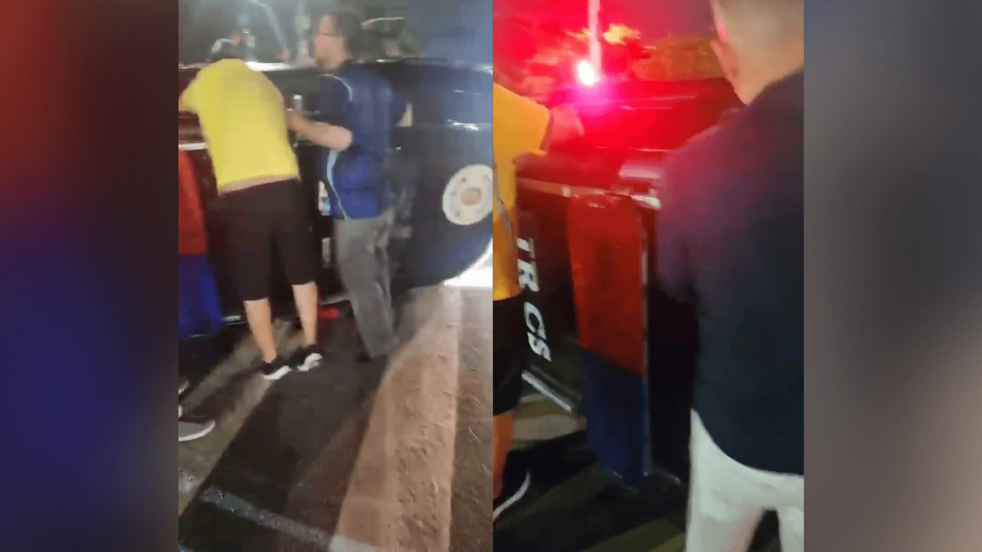 Vídeo mostra momento em que carro atinge viatura da GCM antes de disparo
