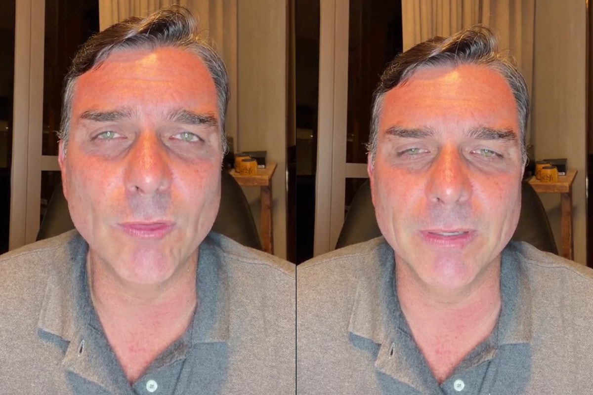 Nos EUA, Flávio faz live e volta a questionar resultado das eleições