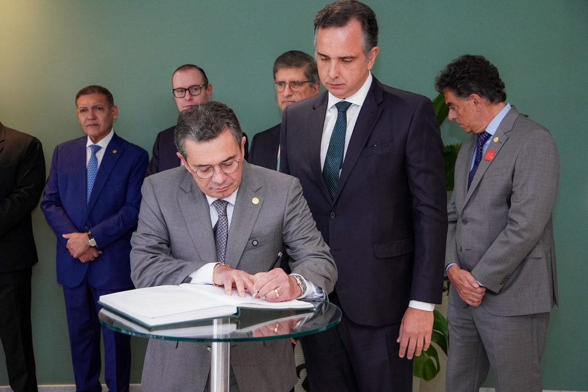 Posse prestigiada de Pacheco no Tribunal de Contas da União (TCU)