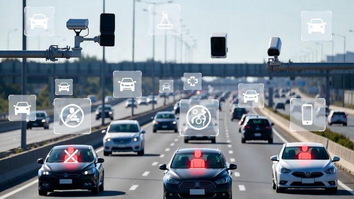 Fiscalização com IA faz explodir multas por celular ao volante e falta de cinto