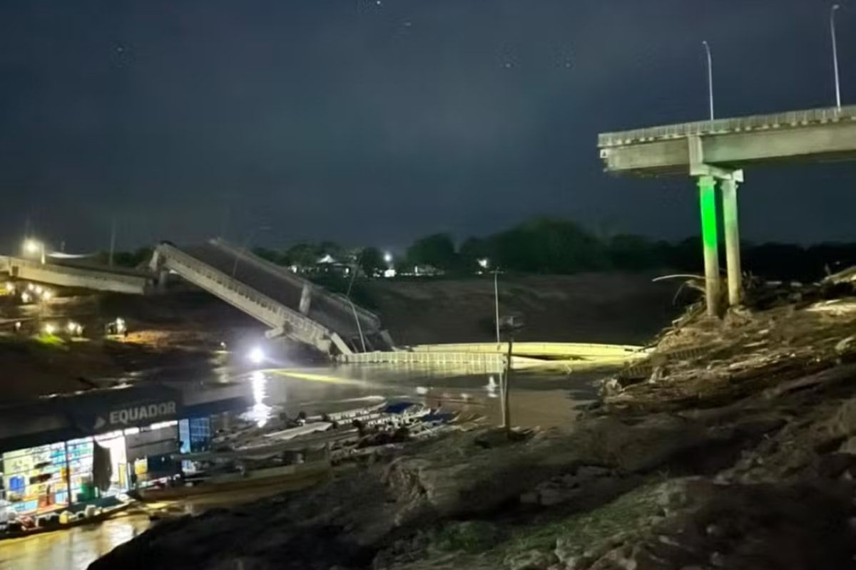 MP abre inquérito para apurar colapso de ponte no Acre