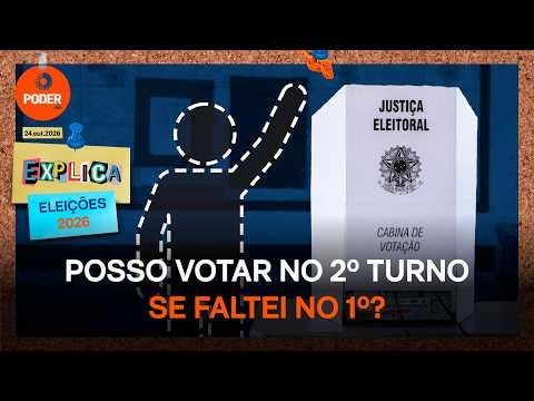 Eleitor que faltou ao 1º turno pode votar no 2º turno
