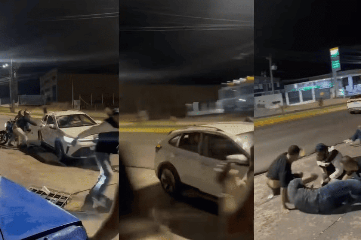 Briga generalizada termina em atropelamento no interior de SP. Veja vídeo