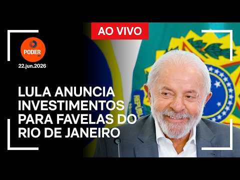 Ao vivo: Lula anuncia investimentos para favelas do Rio de Janeiro