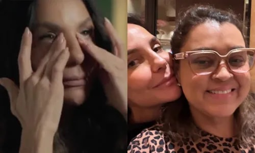 Ivete Sangalo vai aos prantos e 'trava' ao falar de Preta Gil
