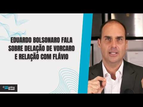 Eduardo vê risco de atentado contra Flávio Bolsonaro