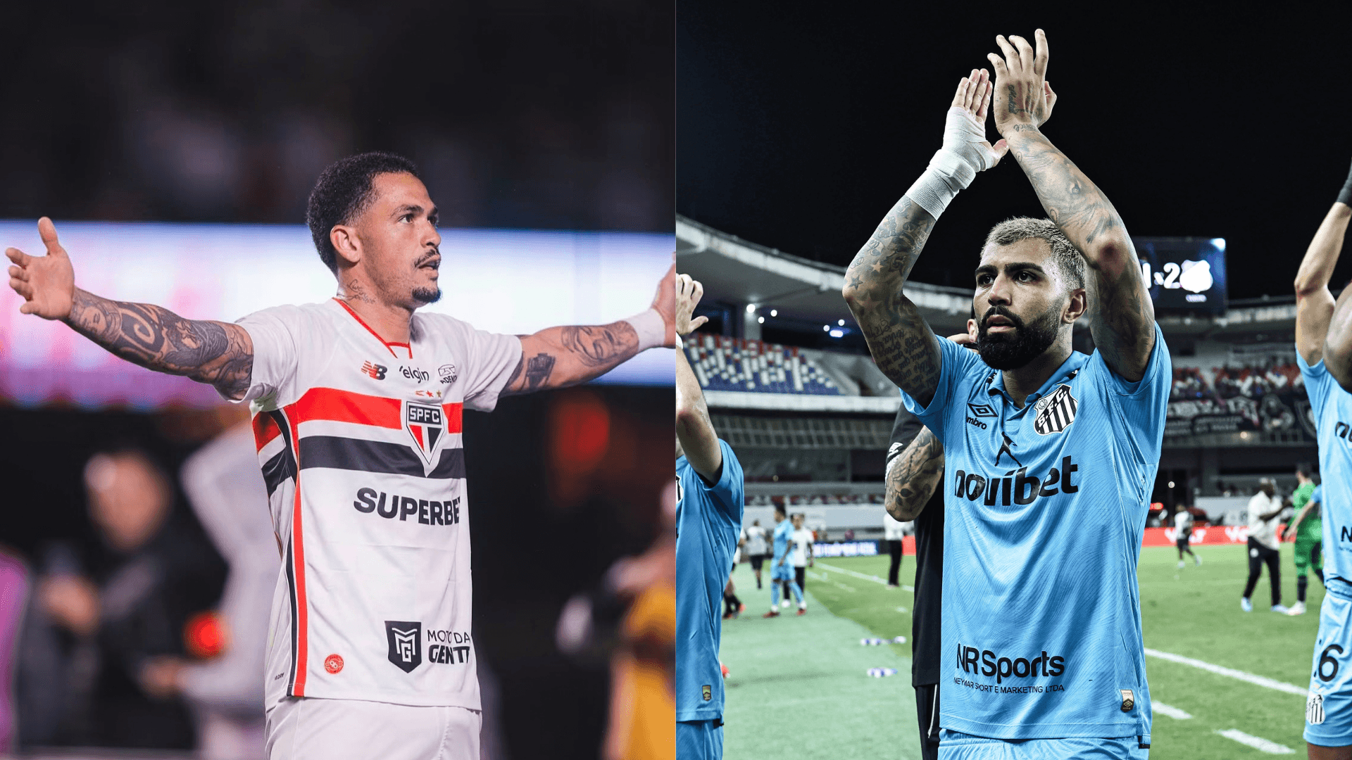 São Paulo x Santos: escalações e onde assistir ao jogo do Brasileirão