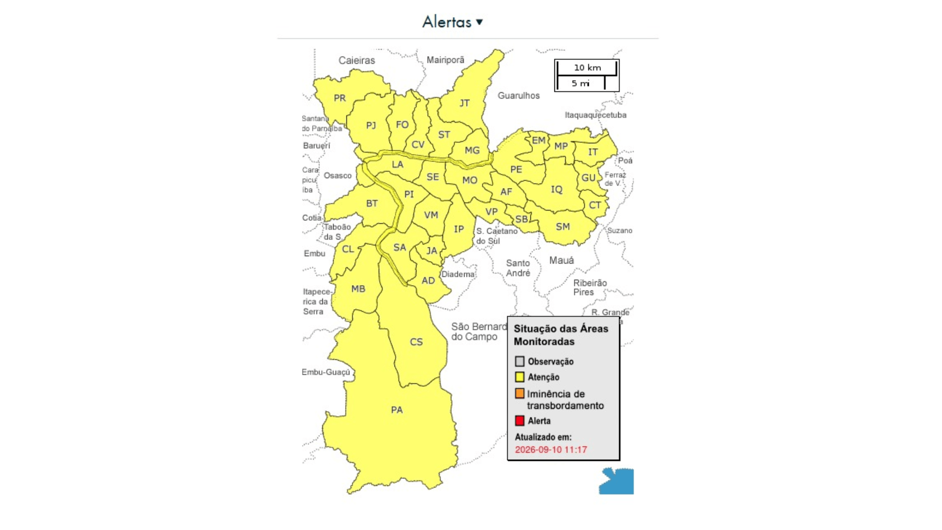 Chuvas causam estragos em ao menos nove cidades de São Paulo