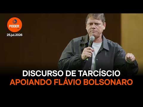 Assista ao discurso de Tarcísio na convenção do PL na íntegra