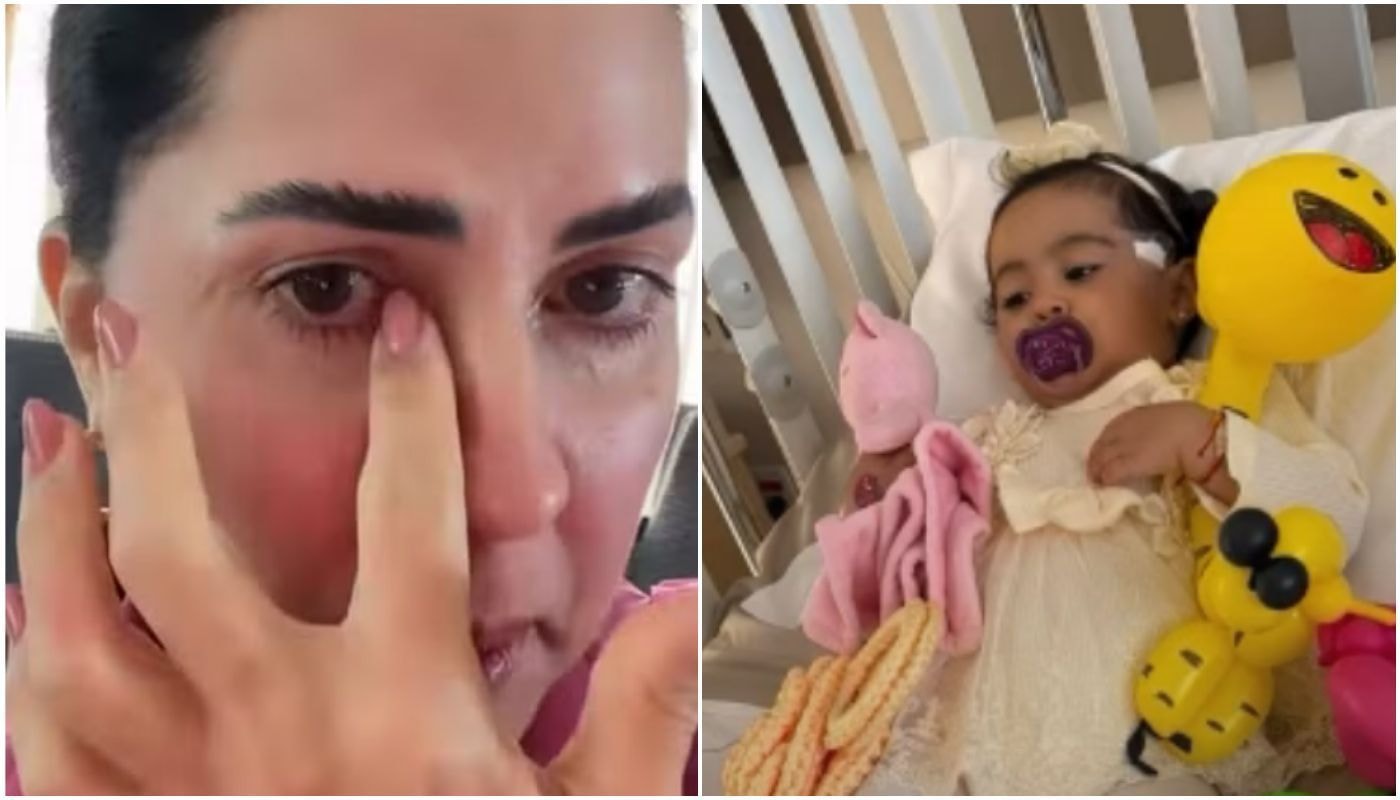 Tati Machado ganha buquê e se emociona: “Muito feliz com gravidez”