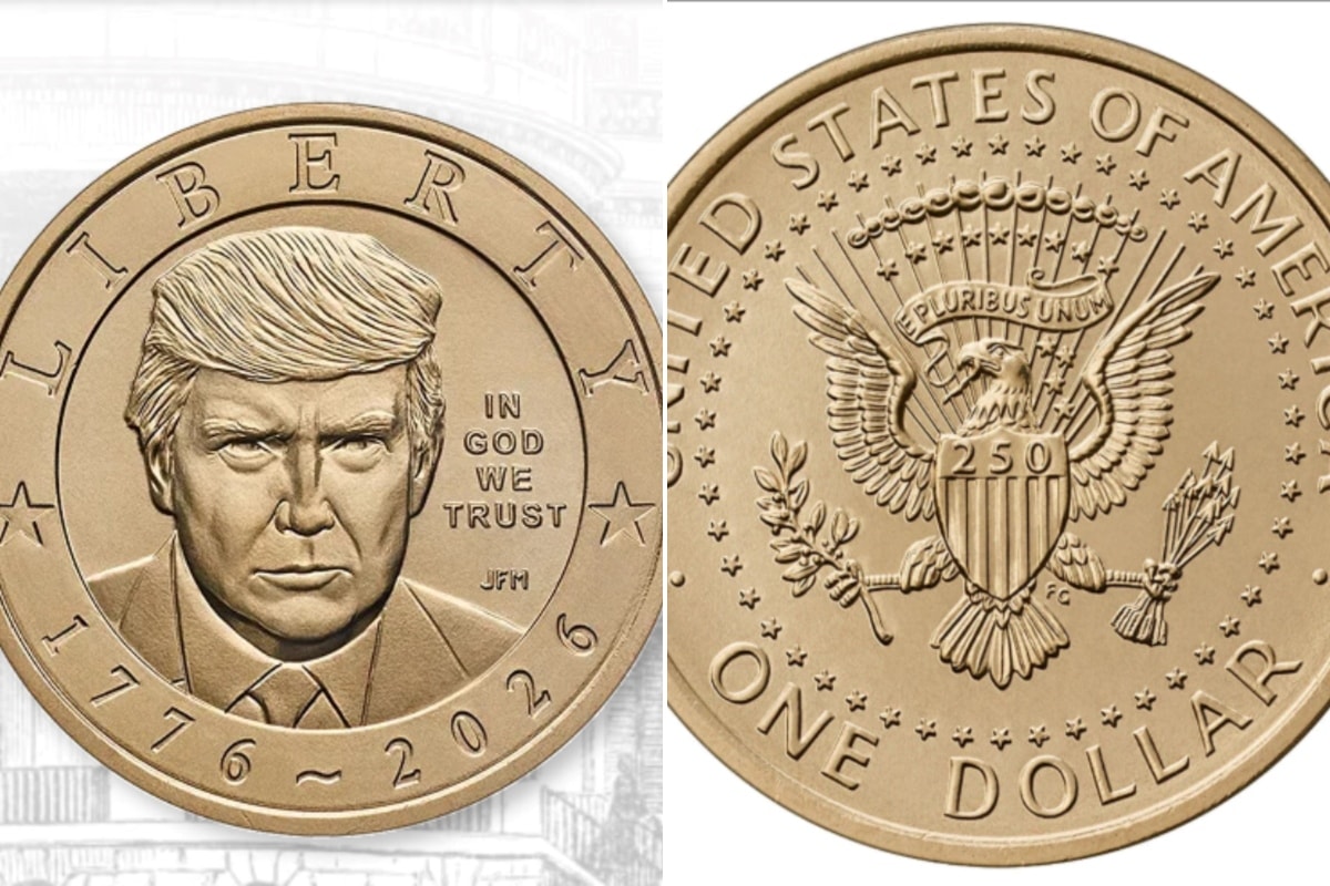 Moeda com rosto de Trump começa a ser vendida nos EUA