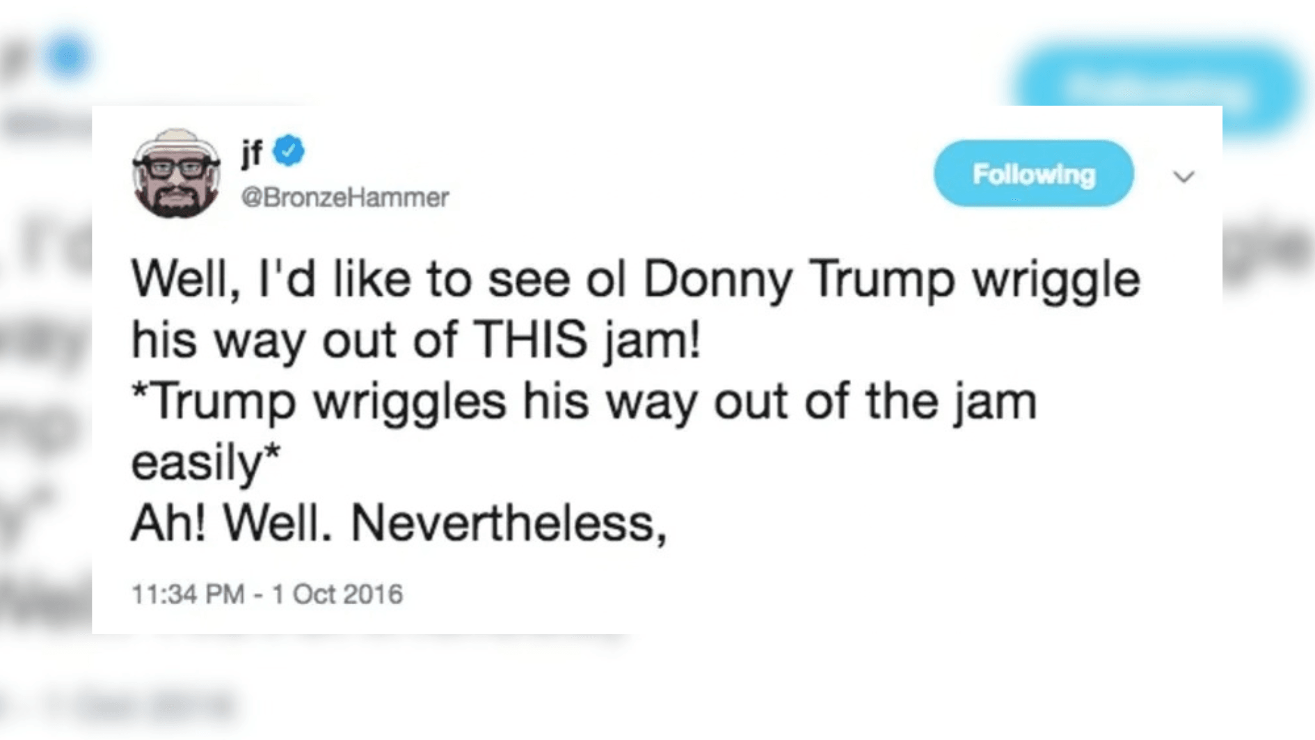O tweet sobre Trump que previu uma década da política americana