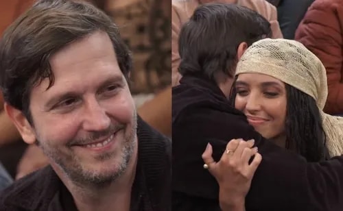 Vladimir Brichta chora com declaração da filha Agnes: 'Foi pai e mãe'