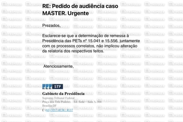 Fachin e Mendonça rejeitam audiências e deixam defesa de Vorcaro no limbo