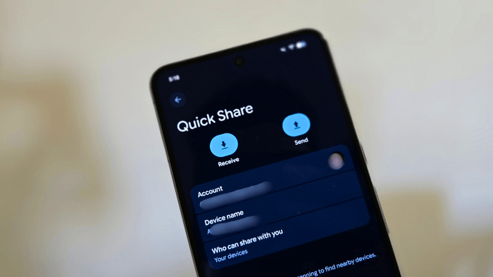 Como usar o Quick Share para enviar arquivos para Android e iPhone