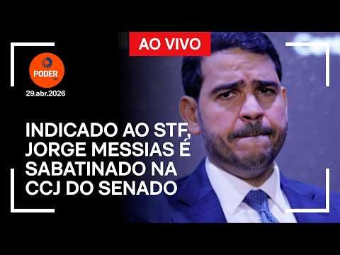 Ao vivo: CCJ sabatina Jorge Messias para vaga no STF