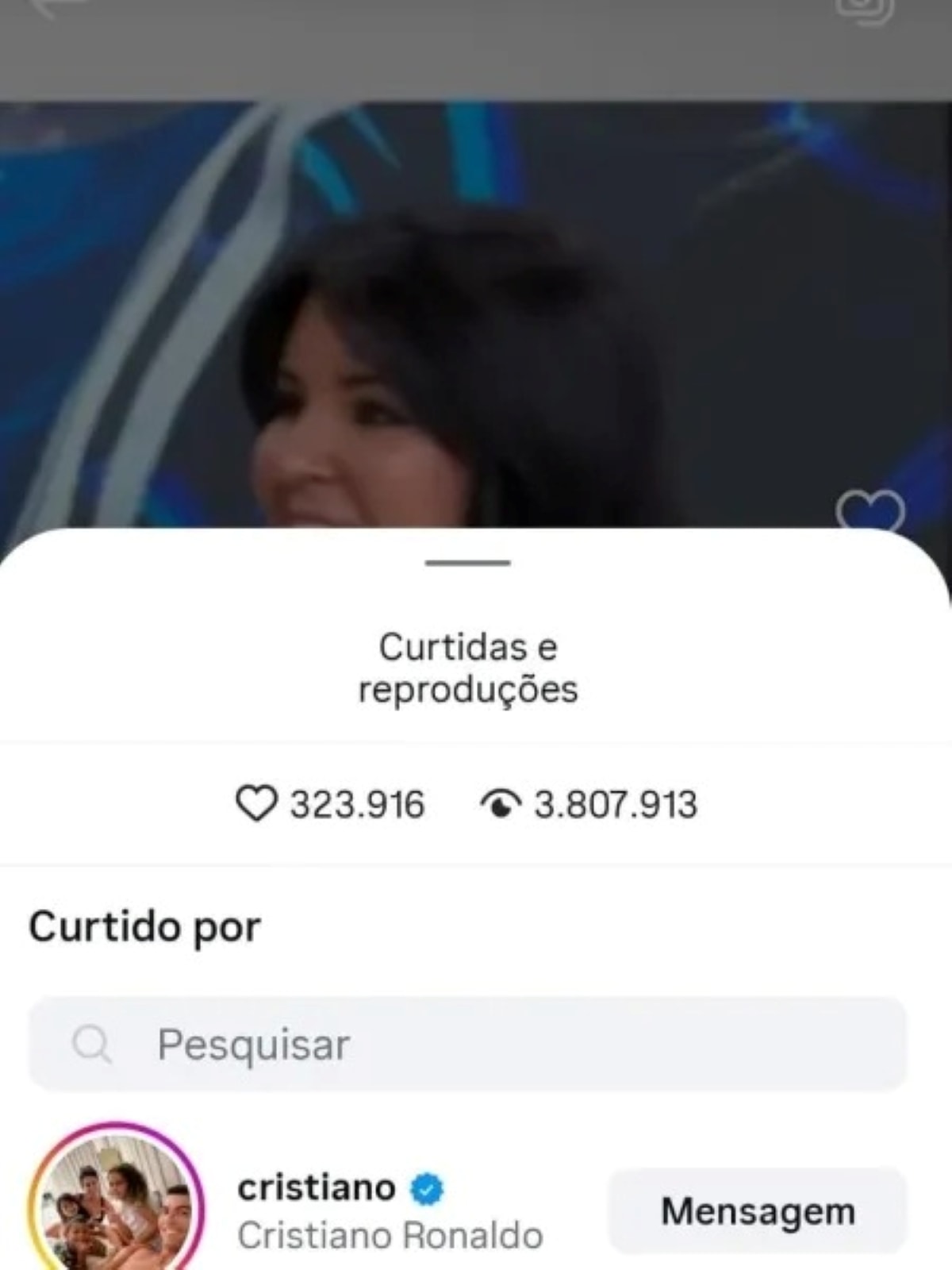 Cristiano Ronaldo curte post que acusa Fifa de beneficiar a Argentina