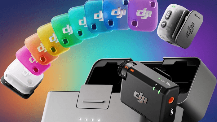 DJI lança microfones minúsculos que pesam só 12 g, mas têm 14 GB de memória