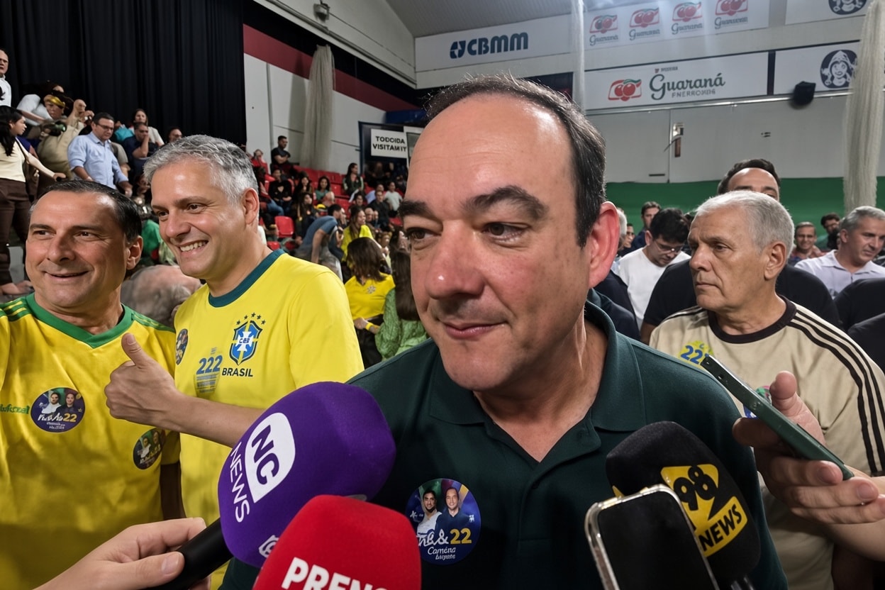 Roscoe celebra apoio de Cleitinho a Flávio Bolsonaro em MG