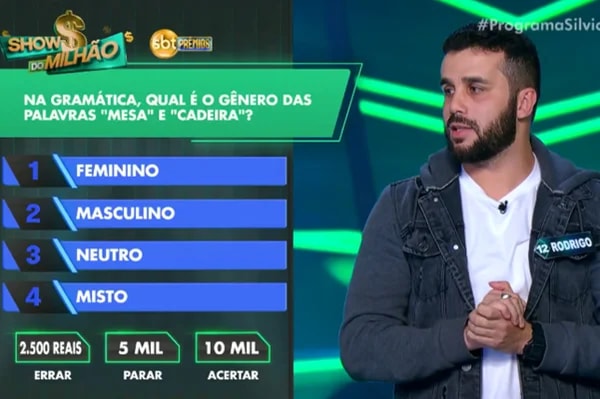 Show do Milhão: participante viraliza após ignorar perguntas fáceis