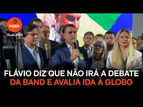 “Band” mantém debate com Lula e deixará púlpito vazio sem Flávio