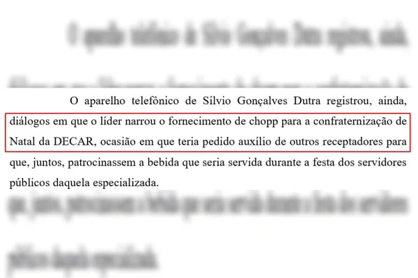 Empresário bancou chope de Natal para unidade ligada a delegado investigado
