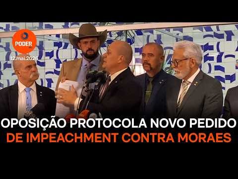 Oposição protocola novo pedido de impeachment contra Moraes