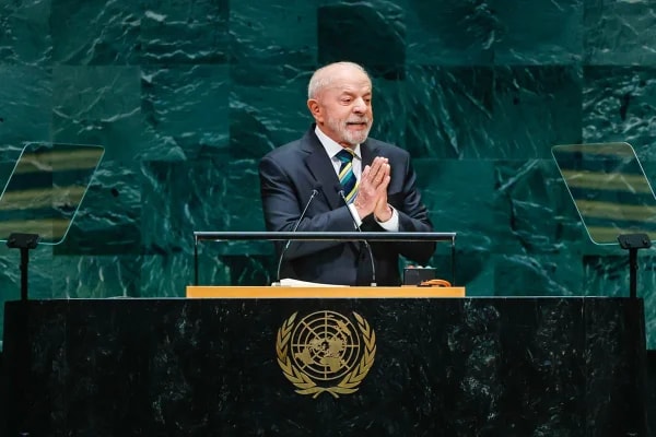 Governo Lula considera positivo Trump não ter citado Brasil em fala na ONU